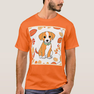 Camiseta Pintura de caída de cachorro