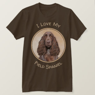 Camiseta Pintura de campo de España - Arte de perro origina