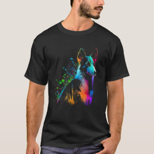 Camiseta Pintura de canaan Perro Paint Colorful Mom