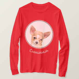 Camiseta Pintura de Chihuahua - Arte Perro Original.