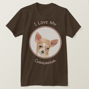 Camiseta Pintura de Chihuahua - Arte Perro Original.