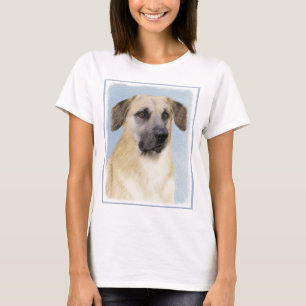 Camiseta Pintura de Chinook (Orejas caídas) - Arte Perro Or