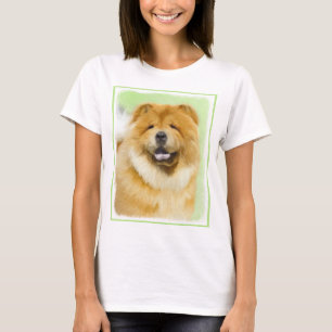 Camiseta Pintura de Chow Chow - Arte Perro Original.