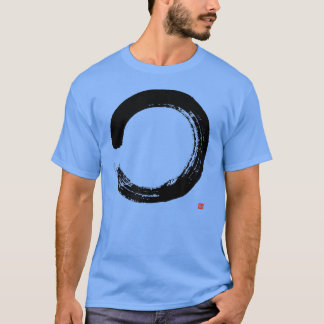 Camiseta Pintura de círculo de enso artístico japonés Zen E
