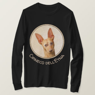 Camiseta Pintura de Cirneco dell'Etna - Arte de perros orig