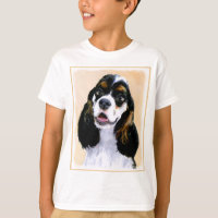 Pintura de Cocker Spaniel (Parti) - Arte de Perro 