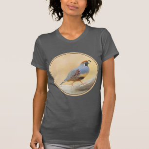 Camiseta Pintura de codorniz de gambrel original arte de av