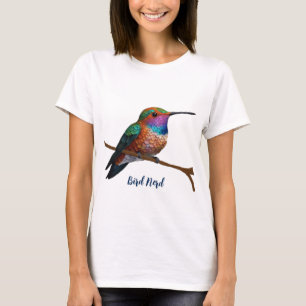 Camiseta Pintura de colibrí de Vibrant Allen