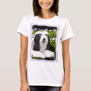 Camiseta Pintura de color con barba - Arte de perro origina