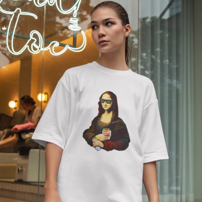 Camiseta Pintura de comida de Mona Lisa Kebab (Subido por el creador)