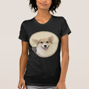 Camiseta Pintura de Corgi galés de Pembroke - Arte Perro Or