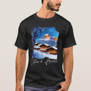 Camiseta Pintura de Cortina d'Ampezzo Dolomiti Cortina d'Am