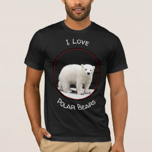 Camiseta Pintura de Cubo de Oso Polar - Arte de Vida Silves