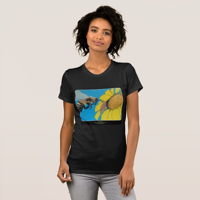 Camiseta Pintura de "danza del jardín" en un (Anverso completo)