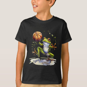 Camiseta Pintura de dibujo Rana Toad Watercolor Sketll Love