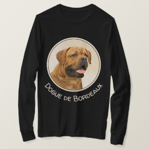 Camiseta Pintura de Dogue de Burdeos - Arte de perro origin