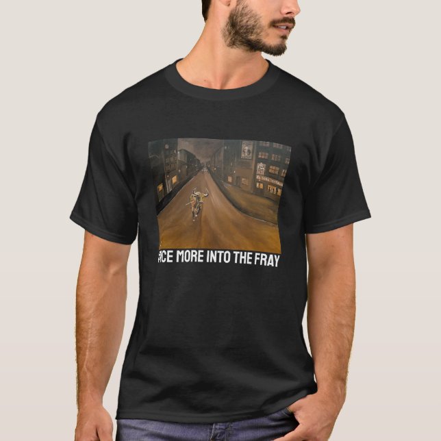 Camiseta Pintura de El Toro Torturado por Alfred Fox (Anverso)