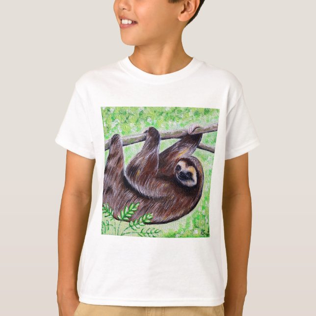 Camiseta Pintura de eslogan (Anverso)