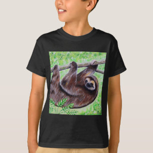 Camiseta Pintura de eslogan