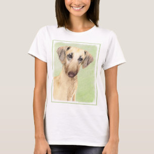 Camiseta Pintura de eslúpulos - Arte de perro original lind
