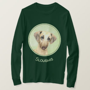 Camiseta Pintura de eslúpulos - Arte de perro original lind