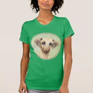Camiseta Pintura de eslúpulos - Arte de perro original lind