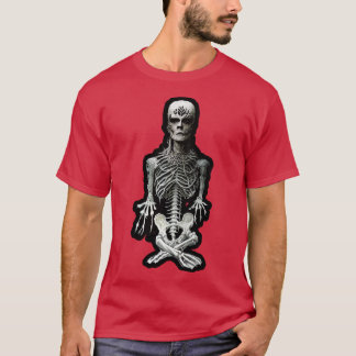Camiseta Pintura de esqueleto de BlackMetal Homunculus 1