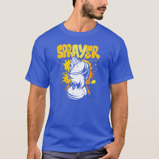 Camiseta Pintura de estilo urbano amigo