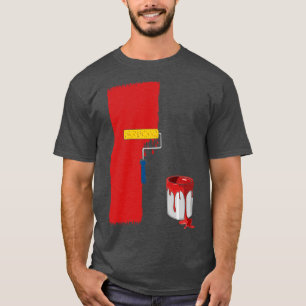 Camiseta Pintura de fachada pintado de pared roja pintador 