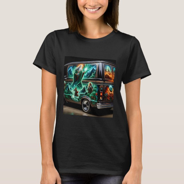 Camiseta Pintura de fantasía de coche (Anverso)