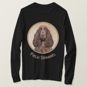 Camiseta Pintura de Field Spaniel - Arte original y lindo d