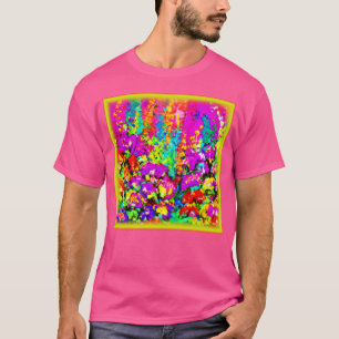 Camiseta Pintura De Flores Coloridas. ¡Hazte con una en Zaz