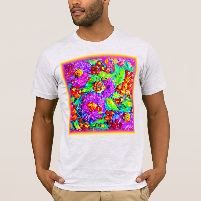 Camiseta Pintura de flores de primavera. ¡Hazte con una en  (Anverso)
