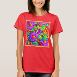 Camiseta Pintura de flores de primavera. ¡Hazte con una en
