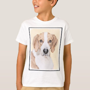 Camiseta Pintura de Foxhound estadounidense - Arte de Perro