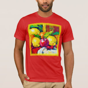 Camiseta Pintura de Frutas Tropicales. Comprar Ahora