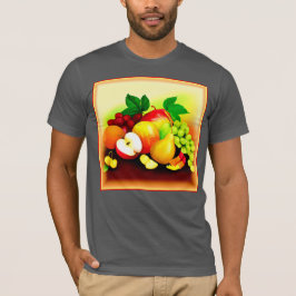 Camiseta Pintura De Frutas Tropicales. ¡Hazte con una en Za