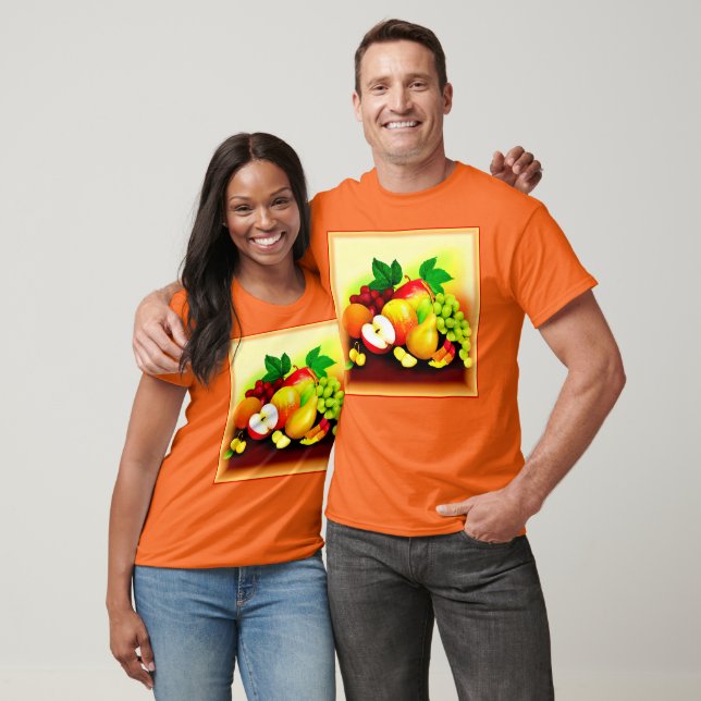 Camiseta Pintura De Frutas Tropicales. ¡Hazte con una en Za (Unisexo)