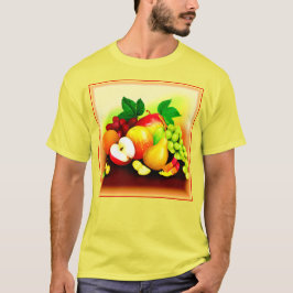 Camiseta Pintura De Frutas Tropicales. ¡Hazte con una en Za