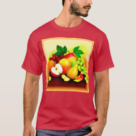 Camiseta Pintura De Frutas Tropicales. ¡Hazte con una en Za