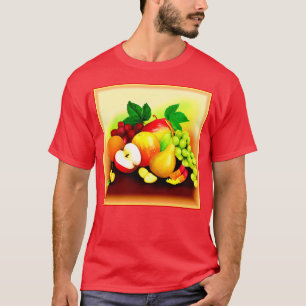 Camiseta Pintura De Frutas Tropicales. ¡Hazte con una en Za