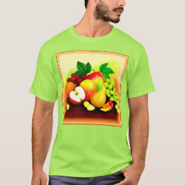 Camiseta Pintura De Frutas Tropicales. ¡Hazte con una en Za