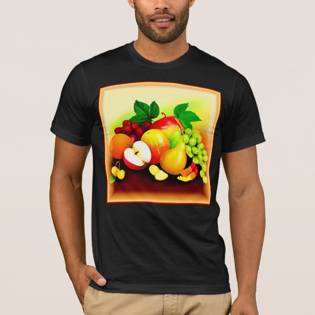 Camiseta Pintura De Frutas Tropicales. ¡Hazte con una en Za (Anverso)
