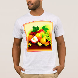 Camiseta Pintura De Frutas Tropicales. ¡Hazte con una en Za