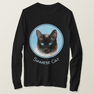 Camiseta Pintura de gatos siameses - Arte de gatos original