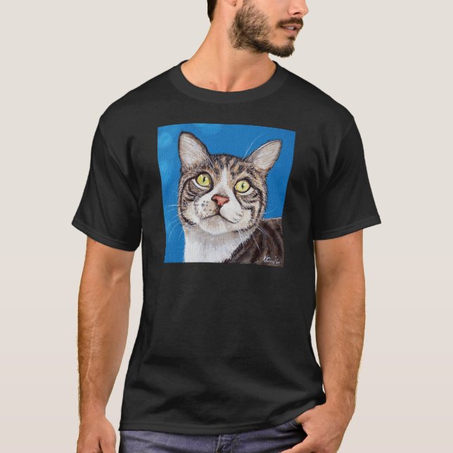 Camiseta Pintura de gatos tabby