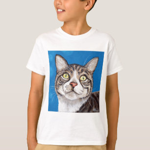 Camiseta Pintura de gatos tabby