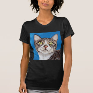 Camiseta Pintura de gatos tabby