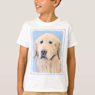 Camiseta Pintura de Golden Retriever - Cute original Dog Ar