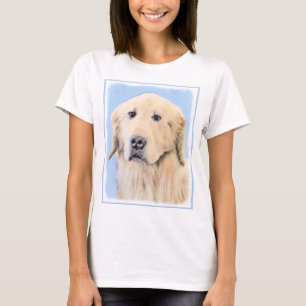 Camiseta Pintura de Golden Retriever - Cute original Dog Ar